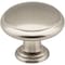 Elements 1-3/16" Diameter Satin Nickel Gatsby Cabinet Mushroom Knob 3940-SN - alternate 1